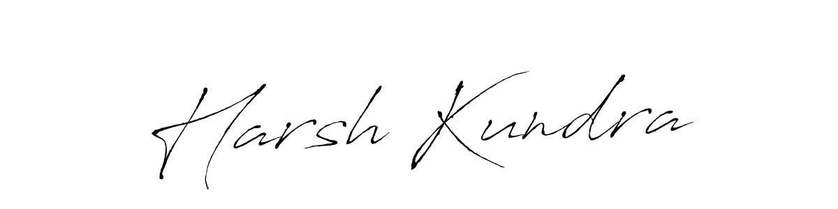 Use a signature maker to create a handwritten signature online. With this signature software, you can design (Antro_Vectra) your own signature for name Harsh Kundra. Harsh Kundra signature style 6 images and pictures png