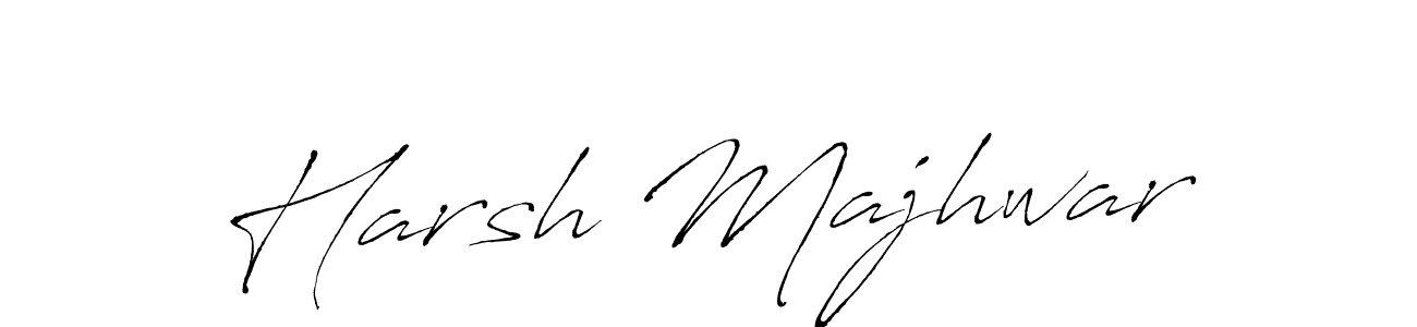 Make a beautiful signature design for name Harsh Majhwar. With this signature (Antro_Vectra) style, you can create a handwritten signature for free. Harsh Majhwar signature style 6 images and pictures png