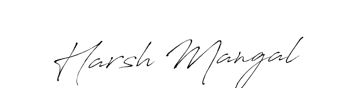 Also we have Harsh Mangal name is the best signature style. Create professional handwritten signature collection using Antro_Vectra autograph style. Harsh Mangal signature style 6 images and pictures png