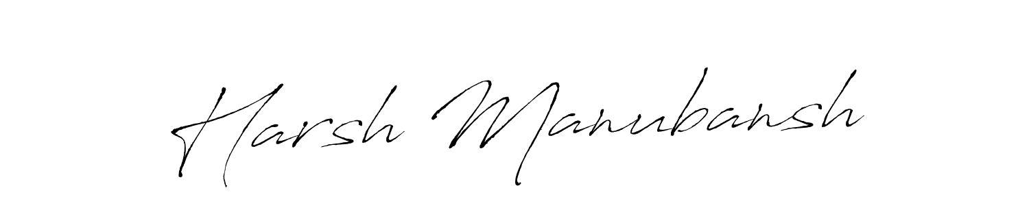 This is the best signature style for the Harsh Manubansh name. Also you like these signature font (Antro_Vectra). Mix name signature. Harsh Manubansh signature style 6 images and pictures png