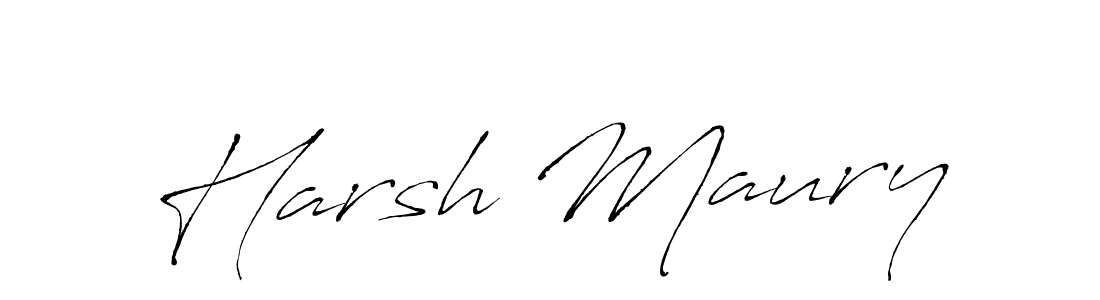 How to make Harsh Maury signature? Antro_Vectra is a professional autograph style. Create handwritten signature for Harsh Maury name. Harsh Maury signature style 6 images and pictures png
