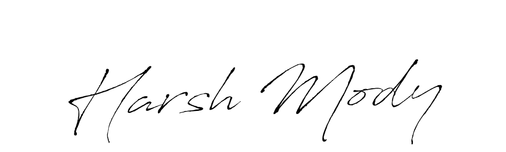 Create a beautiful signature design for name Harsh Mody. With this signature (Antro_Vectra) fonts, you can make a handwritten signature for free. Harsh Mody signature style 6 images and pictures png