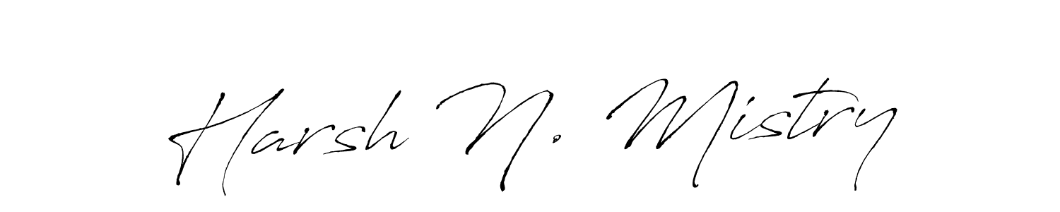 Also You can easily find your signature by using the search form. We will create Harsh N. Mistry name handwritten signature images for you free of cost using Antro_Vectra sign style. Harsh N. Mistry signature style 6 images and pictures png