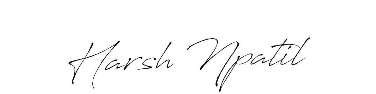 It looks lik you need a new signature style for name Harsh Npatil. Design unique handwritten (Antro_Vectra) signature with our free signature maker in just a few clicks. Harsh Npatil signature style 6 images and pictures png