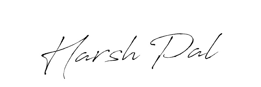 Make a beautiful signature design for name Harsh Pal. With this signature (Antro_Vectra) style, you can create a handwritten signature for free. Harsh Pal signature style 6 images and pictures png