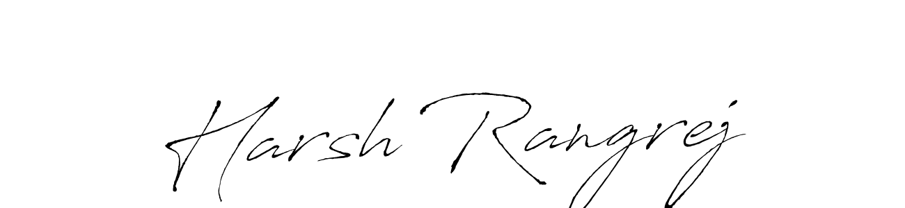 This is the best signature style for the Harsh Rangrej name. Also you like these signature font (Antro_Vectra). Mix name signature. Harsh Rangrej signature style 6 images and pictures png