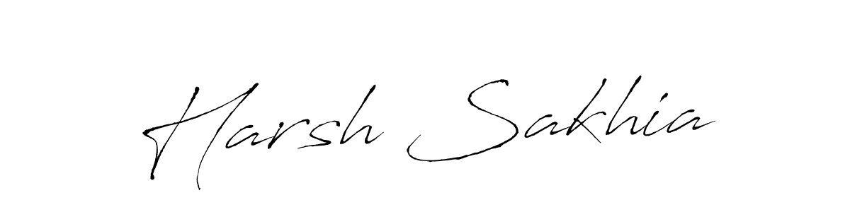 Make a beautiful signature design for name Harsh Sakhia. Use this online signature maker to create a handwritten signature for free. Harsh Sakhia signature style 6 images and pictures png