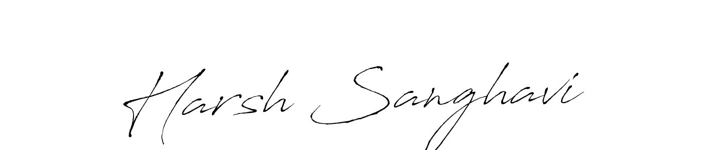 Also You can easily find your signature by using the search form. We will create Harsh Sanghavi name handwritten signature images for you free of cost using Antro_Vectra sign style. Harsh Sanghavi signature style 6 images and pictures png