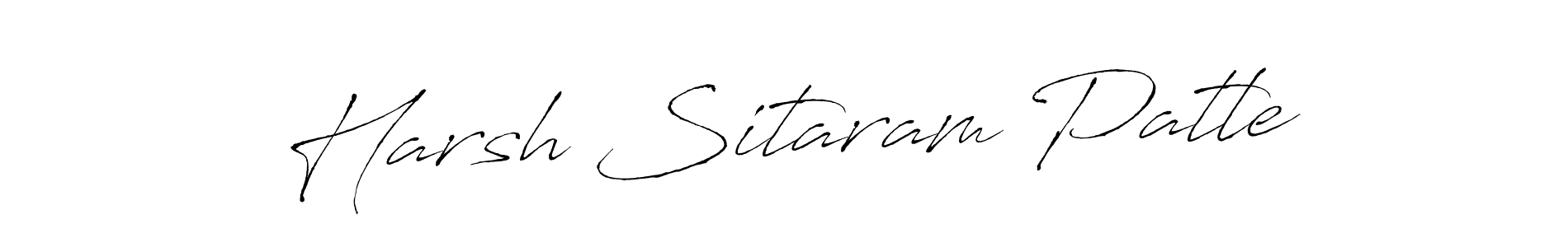 Make a beautiful signature design for name Harsh Sitaram Patle. With this signature (Antro_Vectra) style, you can create a handwritten signature for free. Harsh Sitaram Patle signature style 6 images and pictures png