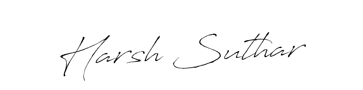 Also You can easily find your signature by using the search form. We will create Harsh Suthar name handwritten signature images for you free of cost using Antro_Vectra sign style. Harsh Suthar signature style 6 images and pictures png