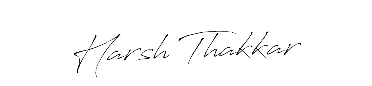 How to make Harsh Thakkar signature? Antro_Vectra is a professional autograph style. Create handwritten signature for Harsh Thakkar name. Harsh Thakkar signature style 6 images and pictures png