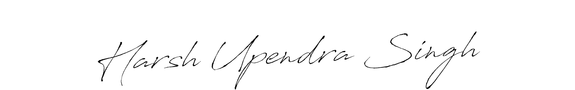 This is the best signature style for the Harsh Upendra Singh name. Also you like these signature font (Antro_Vectra). Mix name signature. Harsh Upendra Singh signature style 6 images and pictures png