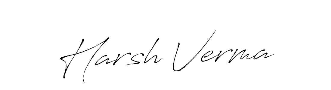 How to make Harsh Verma signature? Antro_Vectra is a professional autograph style. Create handwritten signature for Harsh Verma name. Harsh Verma signature style 6 images and pictures png