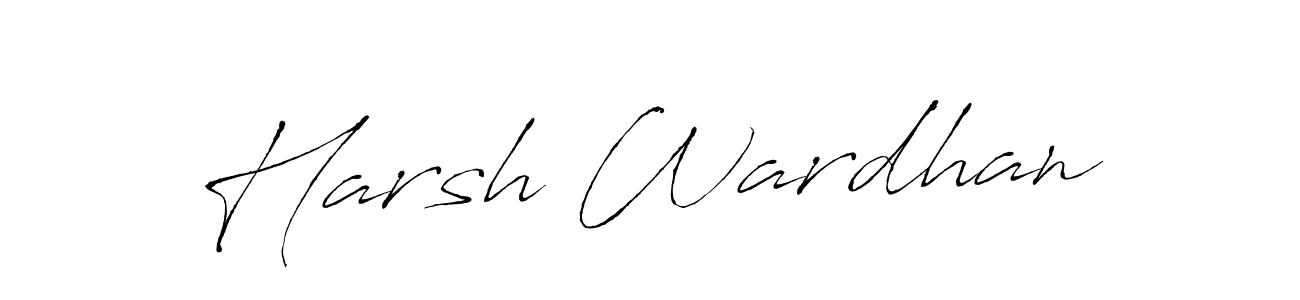 How to make Harsh Wardhan signature? Antro_Vectra is a professional autograph style. Create handwritten signature for Harsh Wardhan name. Harsh Wardhan signature style 6 images and pictures png