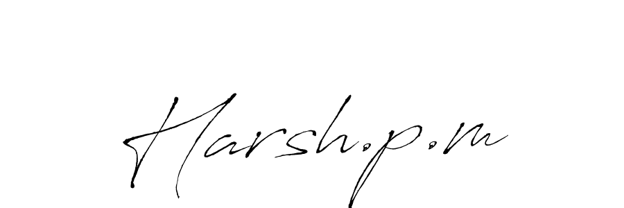 It looks lik you need a new signature style for name Harsh.p.m. Design unique handwritten (Antro_Vectra) signature with our free signature maker in just a few clicks. Harsh.p.m signature style 6 images and pictures png