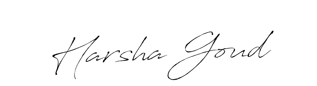 Use a signature maker to create a handwritten signature online. With this signature software, you can design (Antro_Vectra) your own signature for name Harsha Goud. Harsha Goud signature style 6 images and pictures png
