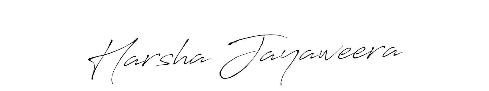 Harsha Jayaweera stylish signature style. Best Handwritten Sign (Antro_Vectra) for my name. Handwritten Signature Collection Ideas for my name Harsha Jayaweera. Harsha Jayaweera signature style 6 images and pictures png