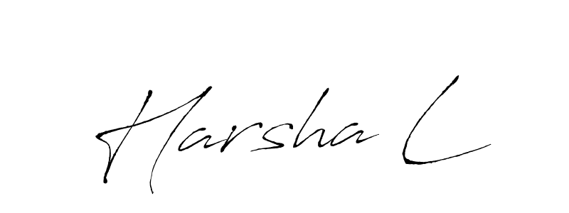 It looks lik you need a new signature style for name Harsha L. Design unique handwritten (Antro_Vectra) signature with our free signature maker in just a few clicks. Harsha L signature style 6 images and pictures png