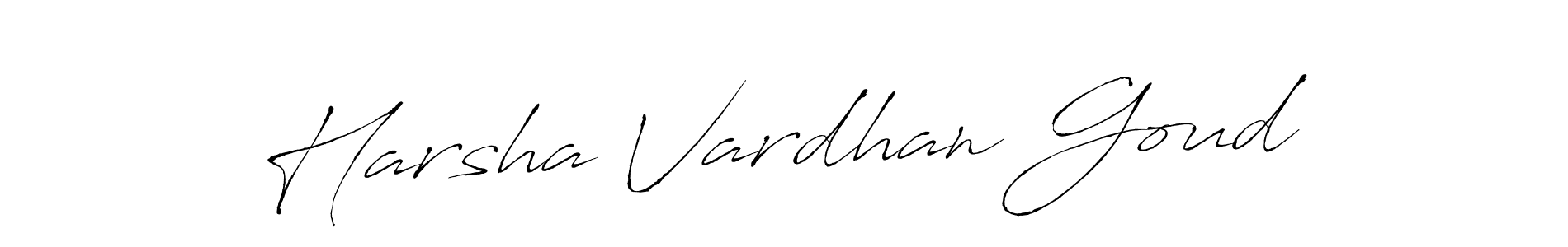 How to make Harsha Vardhan Goud signature? Antro_Vectra is a professional autograph style. Create handwritten signature for Harsha Vardhan Goud name. Harsha Vardhan Goud signature style 6 images and pictures png