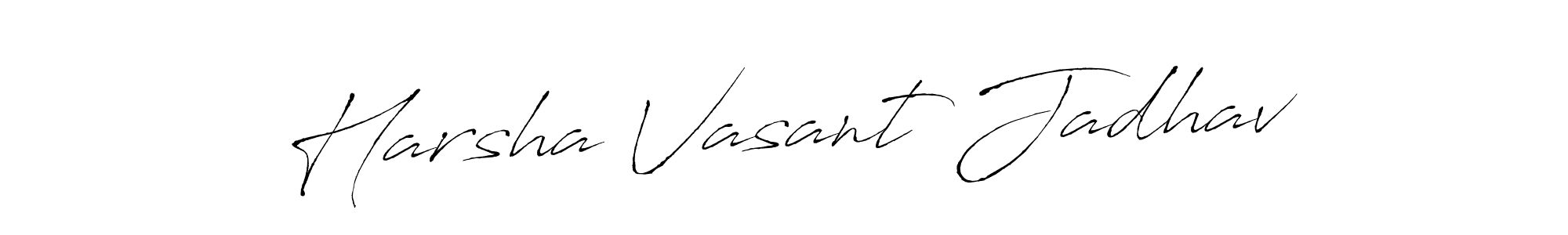 Similarly Antro_Vectra is the best handwritten signature design. Signature creator online .You can use it as an online autograph creator for name Harsha Vasant Jadhav. Harsha Vasant Jadhav signature style 6 images and pictures png