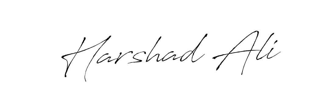 You should practise on your own different ways (Antro_Vectra) to write your name (Harshad Ali) in signature. don't let someone else do it for you. Harshad Ali signature style 6 images and pictures png