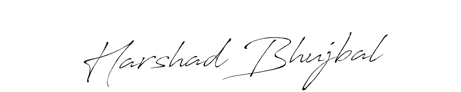 This is the best signature style for the Harshad Bhujbal name. Also you like these signature font (Antro_Vectra). Mix name signature. Harshad Bhujbal signature style 6 images and pictures png