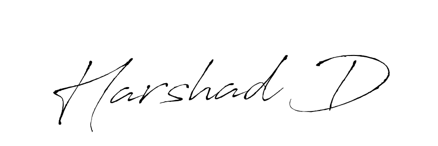 You should practise on your own different ways (Antro_Vectra) to write your name (Harshad D) in signature. don't let someone else do it for you. Harshad D signature style 6 images and pictures png