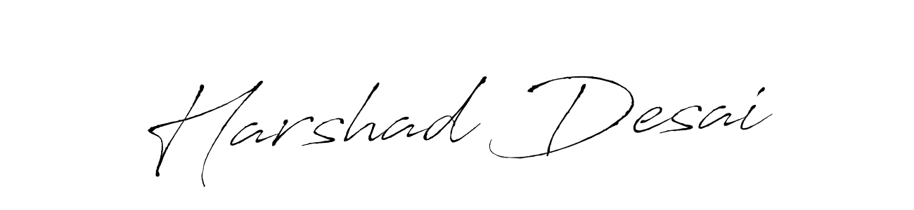 Also You can easily find your signature by using the search form. We will create Harshad Desai name handwritten signature images for you free of cost using Antro_Vectra sign style. Harshad Desai signature style 6 images and pictures png