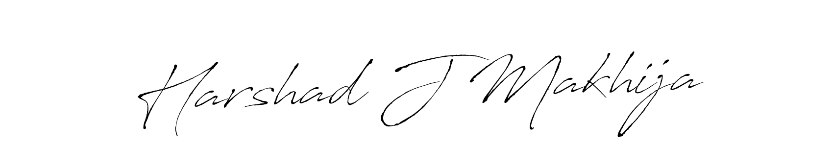 Also we have Harshad J Makhija name is the best signature style. Create professional handwritten signature collection using Antro_Vectra autograph style. Harshad J Makhija signature style 6 images and pictures png