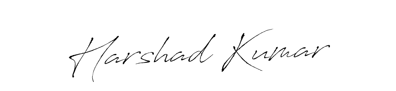 It looks lik you need a new signature style for name Harshad Kumar. Design unique handwritten (Antro_Vectra) signature with our free signature maker in just a few clicks. Harshad Kumar signature style 6 images and pictures png