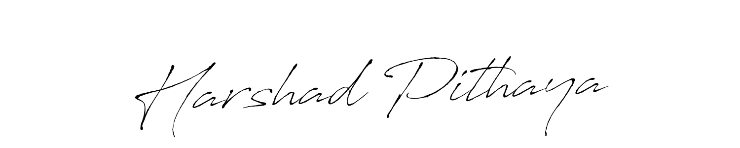 It looks lik you need a new signature style for name Harshad Pithaya. Design unique handwritten (Antro_Vectra) signature with our free signature maker in just a few clicks. Harshad Pithaya signature style 6 images and pictures png