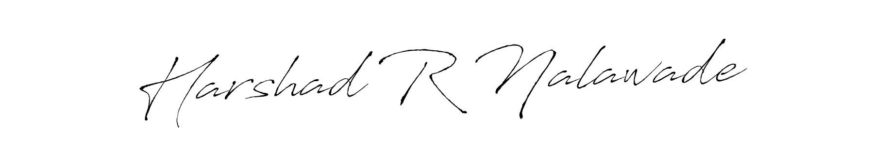 if you are searching for the best signature style for your name Harshad R Nalawade. so please give up your signature search. here we have designed multiple signature styles  using Antro_Vectra. Harshad R Nalawade signature style 6 images and pictures png