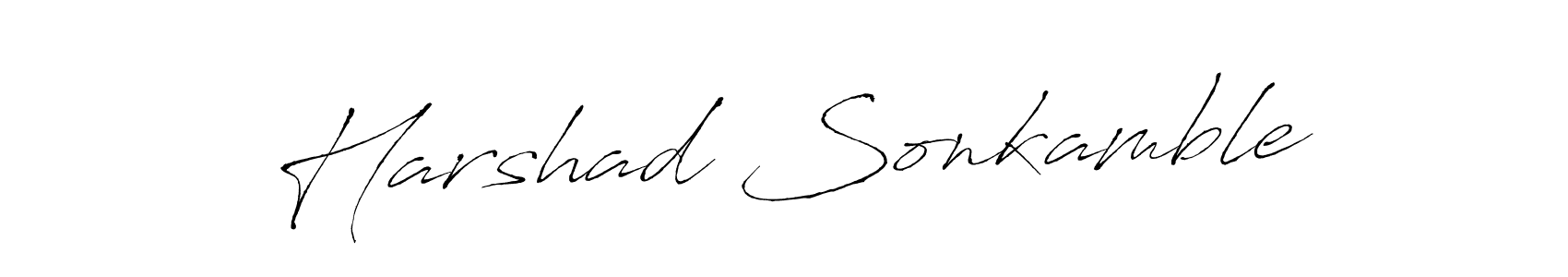 Make a short Harshad Sonkamble signature style. Manage your documents anywhere anytime using Antro_Vectra. Create and add eSignatures, submit forms, share and send files easily. Harshad Sonkamble signature style 6 images and pictures png
