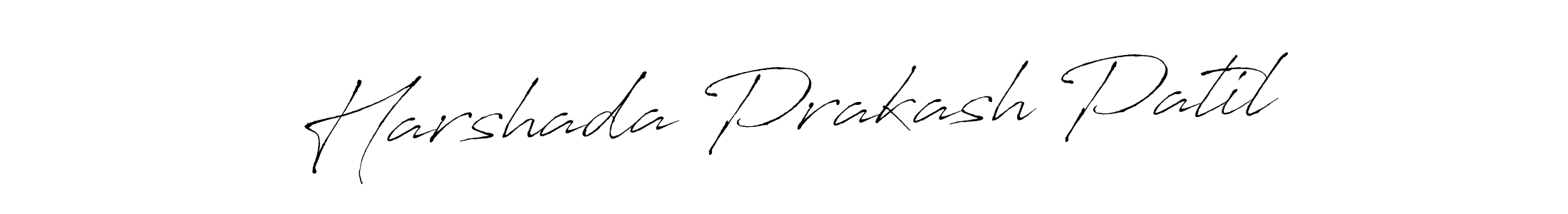 You should practise on your own different ways (Antro_Vectra) to write your name (Harshada Prakash Patil) in signature. don't let someone else do it for you. Harshada Prakash Patil signature style 6 images and pictures png
