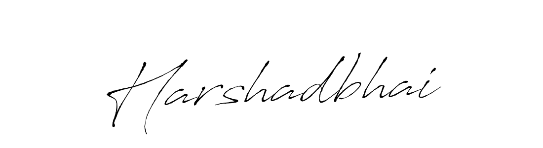 Make a beautiful signature design for name Harshadbhai. Use this online signature maker to create a handwritten signature for free. Harshadbhai signature style 6 images and pictures png