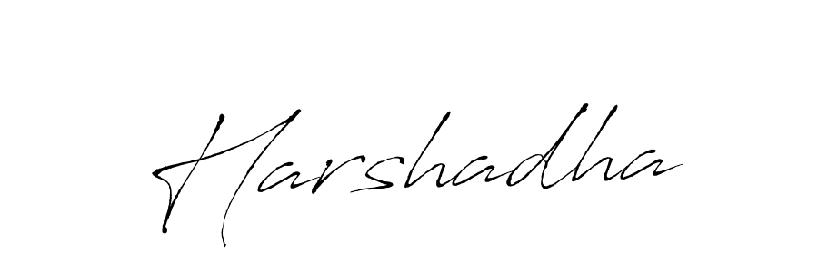 How to make Harshadha signature? Antro_Vectra is a professional autograph style. Create handwritten signature for Harshadha name. Harshadha signature style 6 images and pictures png