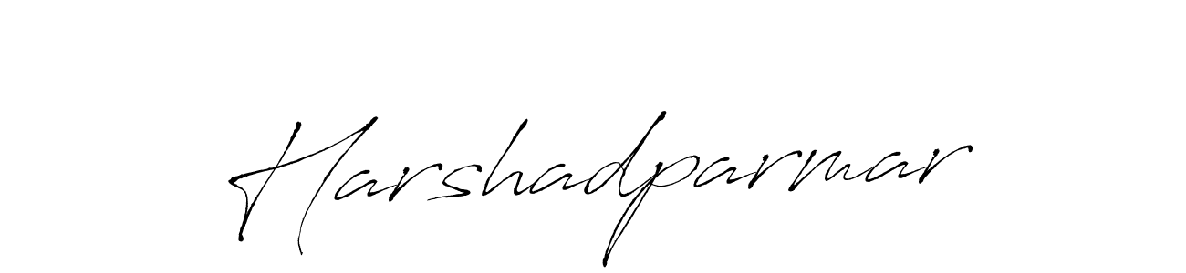 How to make Harshadparmar name signature. Use Antro_Vectra style for creating short signs online. This is the latest handwritten sign. Harshadparmar signature style 6 images and pictures png