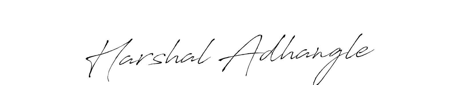 You can use this online signature creator to create a handwritten signature for the name Harshal Adhangle. This is the best online autograph maker. Harshal Adhangle signature style 6 images and pictures png