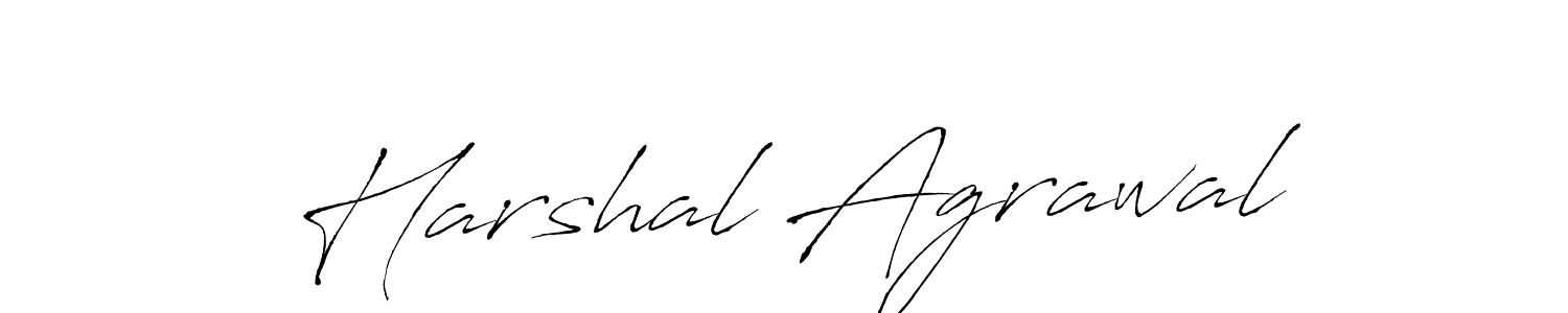 Use a signature maker to create a handwritten signature online. With this signature software, you can design (Antro_Vectra) your own signature for name Harshal Agrawal. Harshal Agrawal signature style 6 images and pictures png