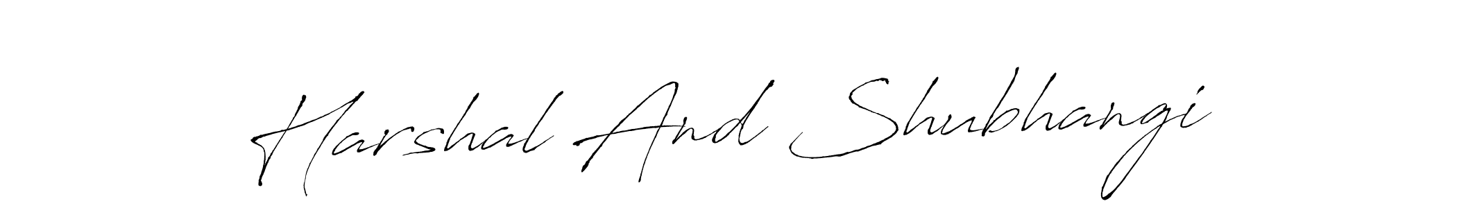 Here are the top 10 professional signature styles for the name Harshal And Shubhangi. These are the best autograph styles you can use for your name. Harshal And Shubhangi signature style 6 images and pictures png