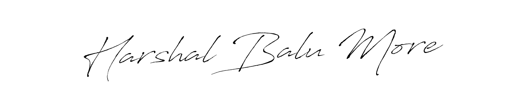 Use a signature maker to create a handwritten signature online. With this signature software, you can design (Antro_Vectra) your own signature for name Harshal Balu More. Harshal Balu More signature style 6 images and pictures png