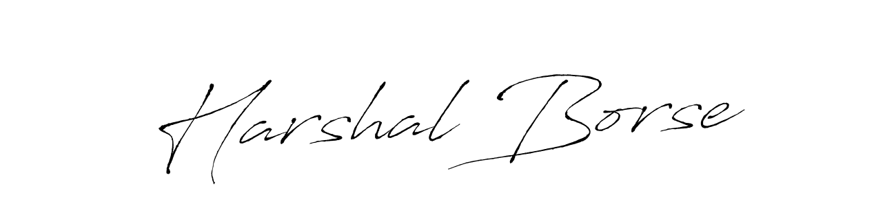 How to make Harshal Borse signature? Antro_Vectra is a professional autograph style. Create handwritten signature for Harshal Borse name. Harshal Borse signature style 6 images and pictures png