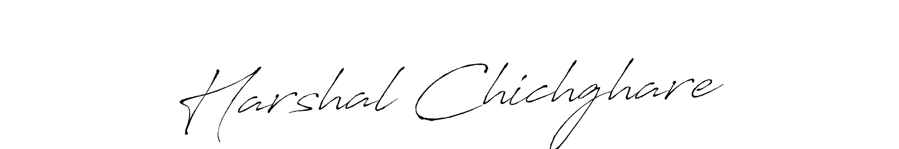 Harshal Chichghare stylish signature style. Best Handwritten Sign (Antro_Vectra) for my name. Handwritten Signature Collection Ideas for my name Harshal Chichghare. Harshal Chichghare signature style 6 images and pictures png