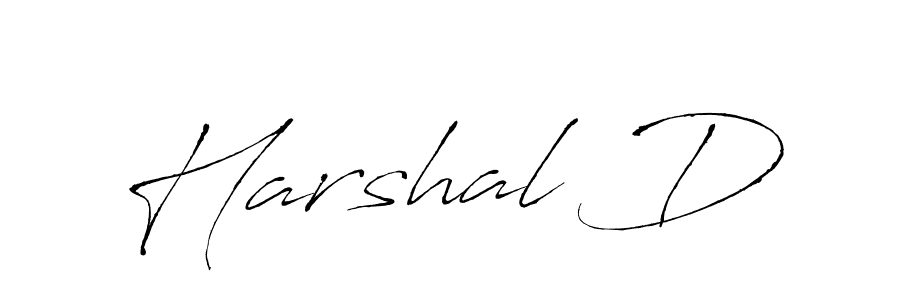 Also You can easily find your signature by using the search form. We will create Harshal D name handwritten signature images for you free of cost using Antro_Vectra sign style. Harshal D signature style 6 images and pictures png