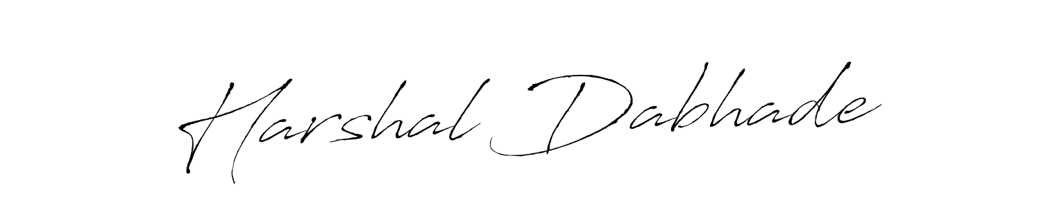 You can use this online signature creator to create a handwritten signature for the name Harshal Dabhade. This is the best online autograph maker. Harshal Dabhade signature style 6 images and pictures png