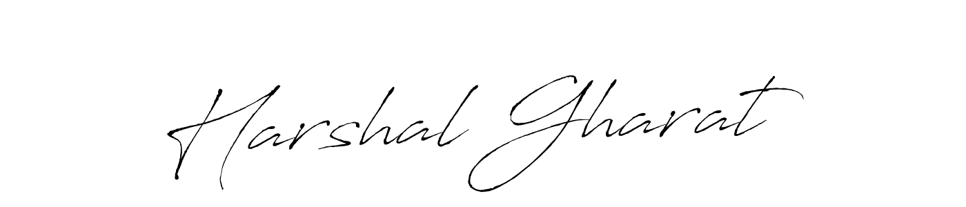 Create a beautiful signature design for name Harshal Gharat. With this signature (Antro_Vectra) fonts, you can make a handwritten signature for free. Harshal Gharat signature style 6 images and pictures png