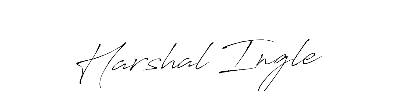 Harshal Ingle stylish signature style. Best Handwritten Sign (Antro_Vectra) for my name. Handwritten Signature Collection Ideas for my name Harshal Ingle. Harshal Ingle signature style 6 images and pictures png