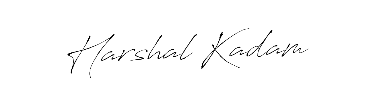 Use a signature maker to create a handwritten signature online. With this signature software, you can design (Antro_Vectra) your own signature for name Harshal Kadam. Harshal Kadam signature style 6 images and pictures png