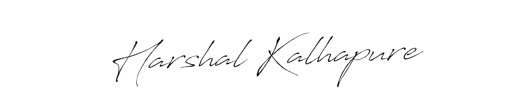 Antro_Vectra is a professional signature style that is perfect for those who want to add a touch of class to their signature. It is also a great choice for those who want to make their signature more unique. Get Harshal Kalhapure name to fancy signature for free. Harshal Kalhapure signature style 6 images and pictures png