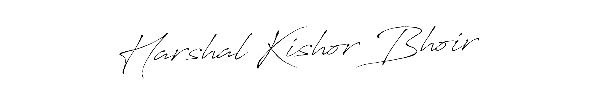 Also You can easily find your signature by using the search form. We will create Harshal Kishor Bhoir name handwritten signature images for you free of cost using Antro_Vectra sign style. Harshal Kishor Bhoir signature style 6 images and pictures png